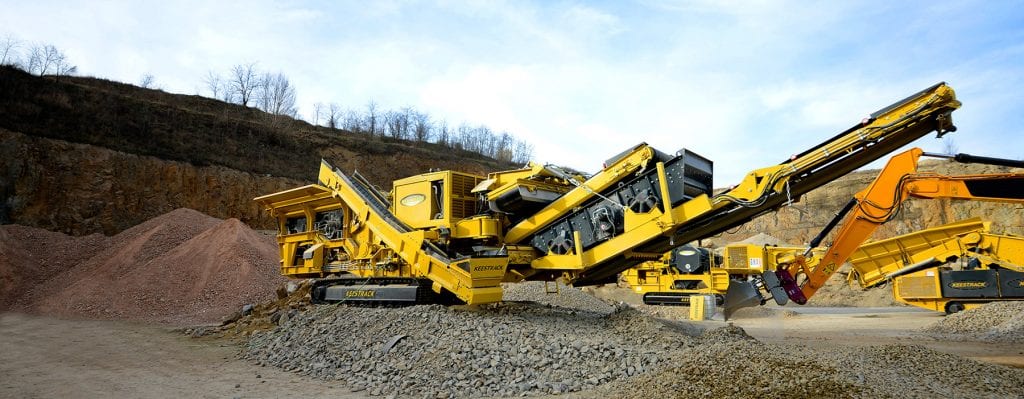 Keestrack R5 impact crusher Canada