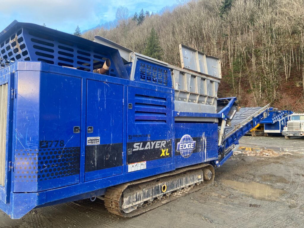 Used Edge Slayer XL slow-speed shredder for sale