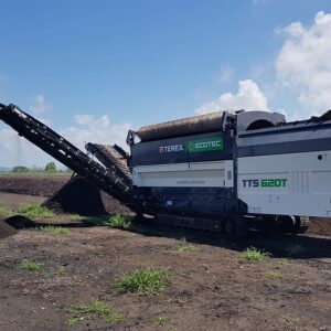 Terex Ecotec 620T tracked trommel screening plant