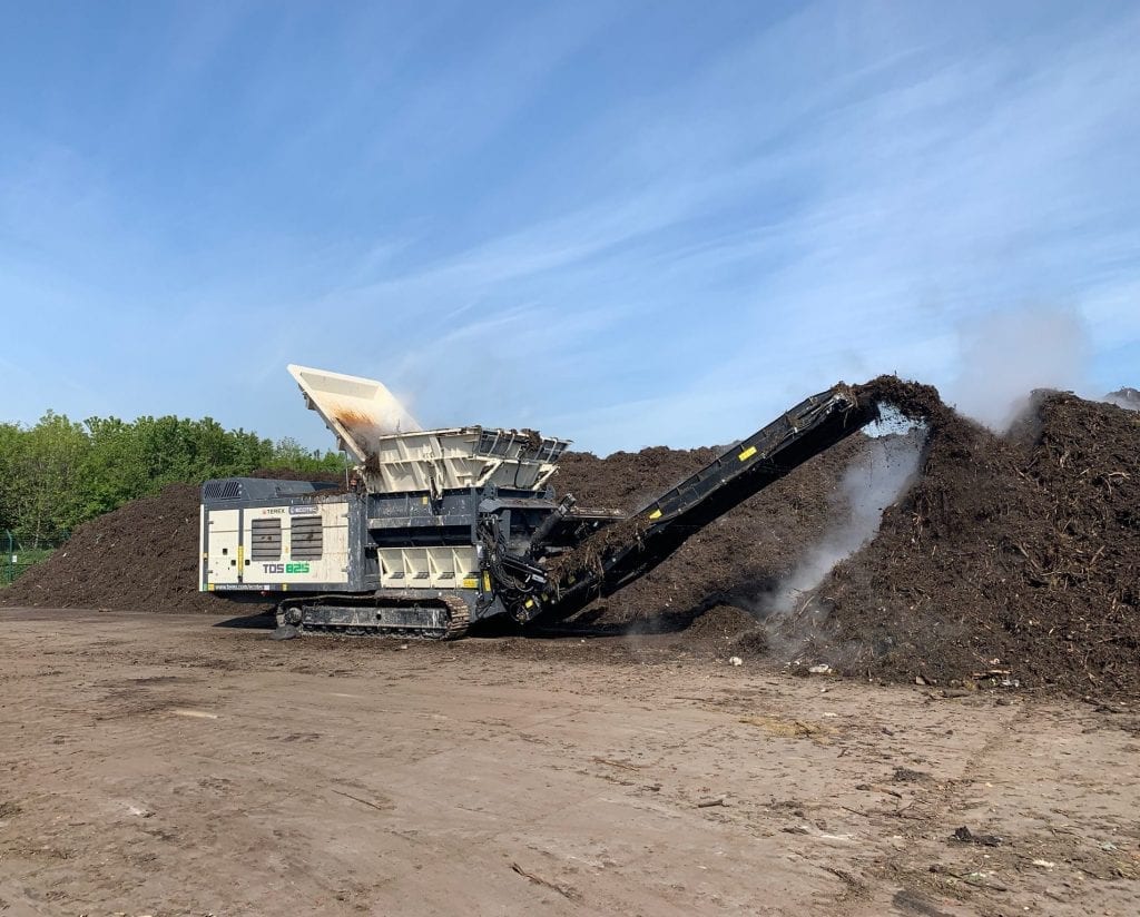 Terex Ecotec TDS 825 slow speed shredder