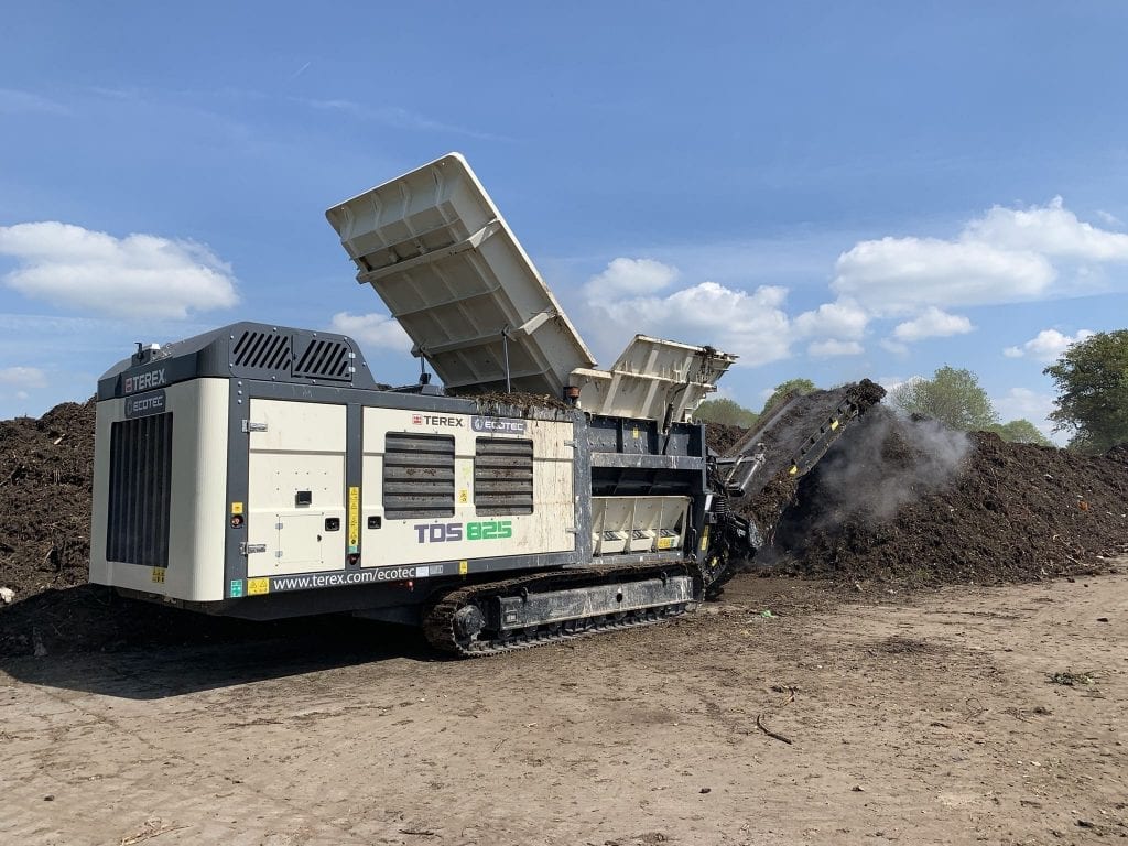 Terex Ecotec TDS 825 slow speed shredder