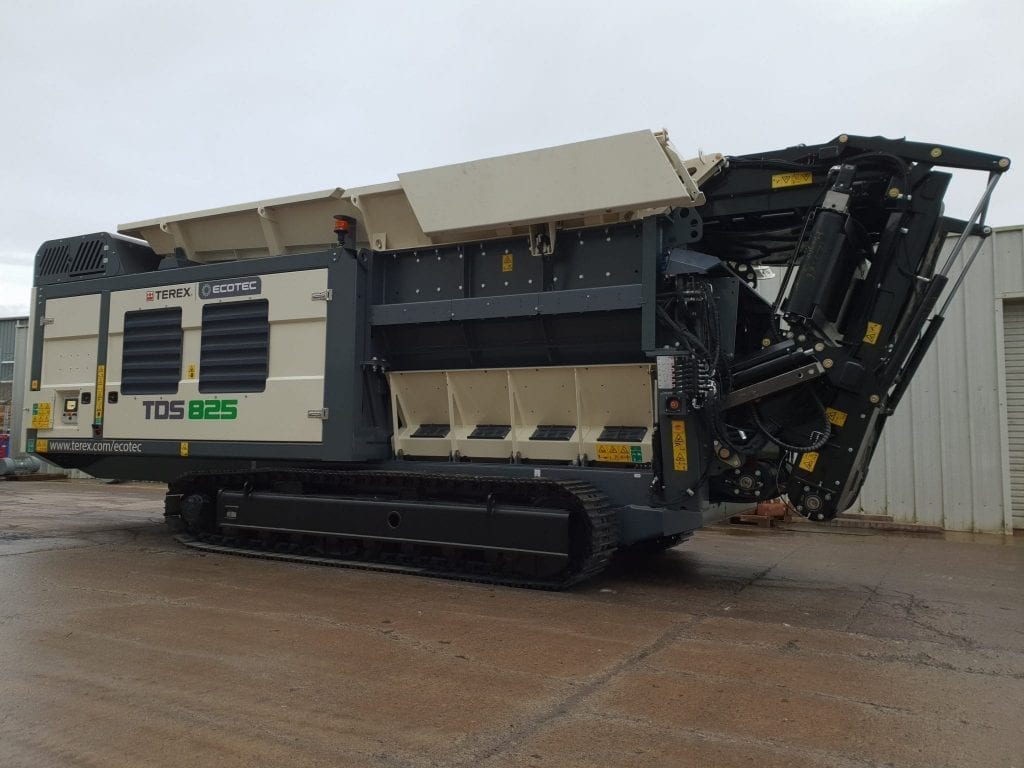 Terex Ecotec TDS 825 slow speed shredder