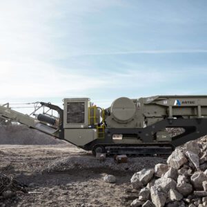 Astec FT2650 mobile jaw crusher.