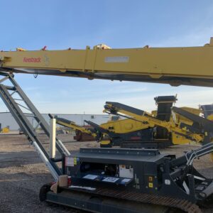 Keestrack S5 stacking conveyor.