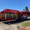 Sandvik QA335 mobile Double screen plant.