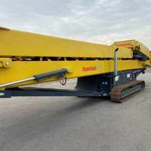 Keestrack S5 stacking conveyor.